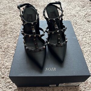 Valentino Noir Rockstud Heels